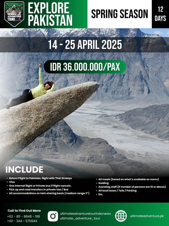 Pakistan | Spring Season | 14-25 April 2025